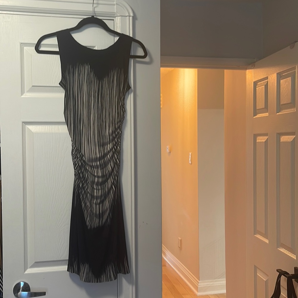 Black and white Norma Kamali dress